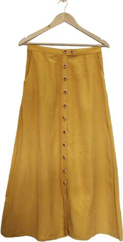 Maxi skirt for women, Mustard linen maxi skirt, Button down skirt, Long skirt, Custom made, Made to order, Plus size