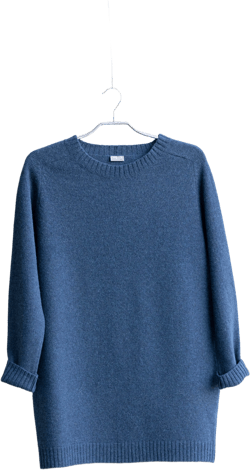 Long WOOL SWEATER, Knitted long sweatshirt, Basic wool pullover, Women knitwear, Knitted wool tunic, Natural grey sweater,Organic wool