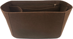 For [Neverfull Tote, GM MM PM Bb] Purse Insert Bag Organizer, Large Medium Small Mini L M S, Felt Organiser Liner Shaper (Style Oblong)