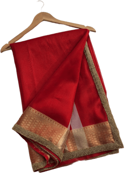 Red Banarasi tissue silk saree for women traditional banarasi wedding saree exclusive nikah saree party wear sari with blouse