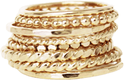 14k Gold Filled Ring, Gold Stackable Rings, Dainty Gold Ring Set, 14k Gold Ring, Gold Thin Ring for woman Stacking Ring Set Yellow Gold Ring