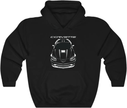 Chevrolet Corvette C6 ZR1 Multi color Hoodie C6 ZR1 Hooded Sweatshirt Car Hoodies Gifts for Car Enthusiasts Cars Gift