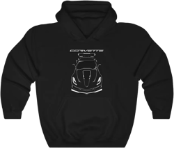 Chevrolet Corvette C7 ZR1 Multi color Hoodie C7 ZR1 Hooded Sweatshirt Car Hoodies Gifts for Car Enthusiasts Cars Gift