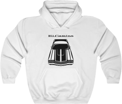 Chevrolet El Camino SS 1970 Black Stripes Multi color Hoodie Hooded Sweatshirt Car Hoodies Gifts for Car Enthusiasts Cars Gift