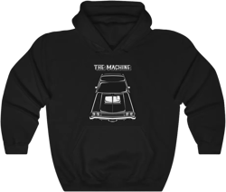AMC Rebel The Machine 1970 Multi color Hoodie Rambler Rebel Hooded Sweatshirt Car Hoodies Gifts for Car Enthusiasts Cars Gift