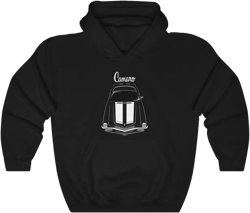 Chevrolet Camaro 2nd gen 1970 White Stripes Multi color Hoodie Sweatshirt Car Hoodies Gifts for Car Enthusiasts Cars Gift