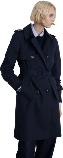 Classic trench coat with belt