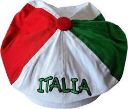 Tri-Color Italia Gatsby Cap – Colorful Italian Hat - Italy Collection of Italian Pride Products at PSILoveItaly One Size Color