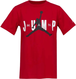 Nike Jump Logo Tee T-Shirt Rossa da Bambino 956869-R78