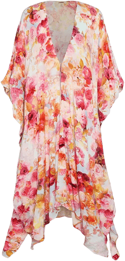 L'AGENCE Kara Soft Cloud Kimono Swim Cover-Up