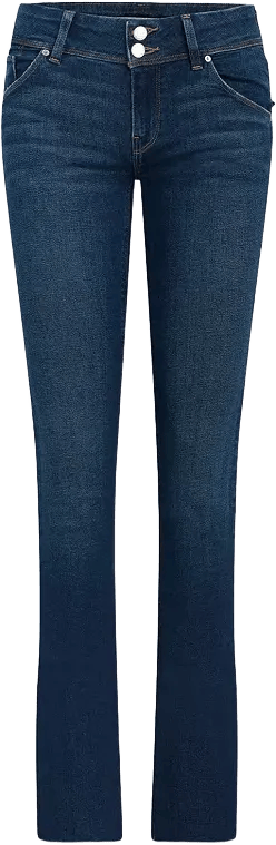 Hudson Beth Mid Rise Baby Bootcut Jeans in Majesty