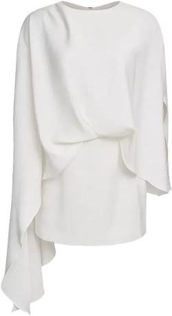 HALSTON Laure Crepe Mini Dress