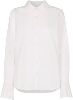 Whistles Marcy Pleated Cuff Shirt  