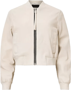 ALLSAINTS Orten Leather Bomber Jacket