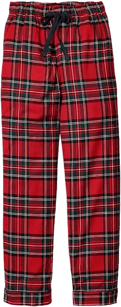Petite Plume Brushed Cotton Twill Imperial Tartan Pajama Pants