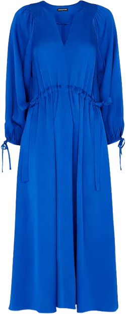 Whistles Molly Satin Midi Dress