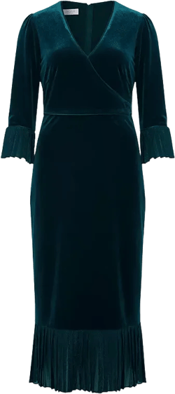 HOBBS LONDON Melodie Velvet Dress