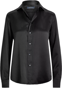 Ralph Lauren Silk Long Sleeve Shirt
