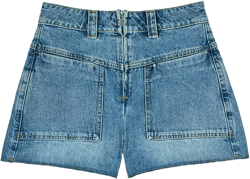 ba&sh David Denim Shorts in Light Used Blue