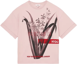 REISS NYBG Spencer Oversized Graphic Print Tee