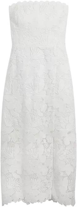 Vineyard Vines Strapless Lace Dress