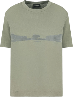 Emporio Armani Flocked Logo Tee