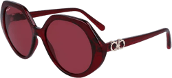 Ferragamo Gancini Geometric Sunglasses, 58mm