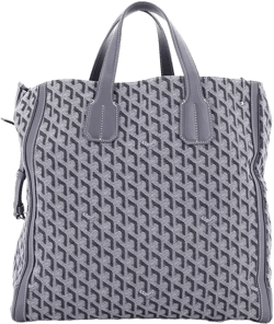 Pre-Owned Goyard Voltaire Convertible Tote Cotton Canvas