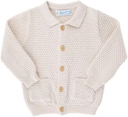 Feltman Brothers Unisex Popcorn Knit Cardigan - Little Kid