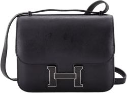 Pre-Owned Hermes 18 Constance Bag Limited Edition On A Summer Night Printed Sombrero