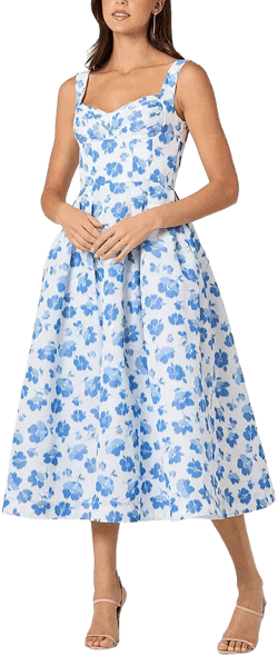 Shoshanna Ophelia Midi Dress
