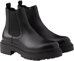 Prada Men's Leather Chelsea Boots
