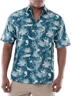 Guy Harvey Men's Short Sleeve Performance Fishing Shirt