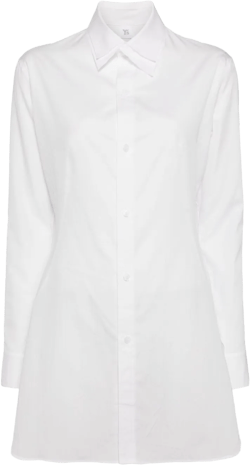 layered fitted shirt