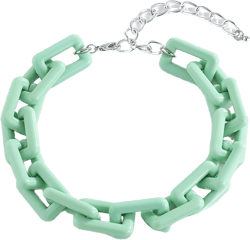 Colorful Chunky Resin Link Chain Necklaces Candy Color Acrylic Choker Dainty Lightweight Thick Punk Indie Y2k Paperclip Collar Jewelry for Women