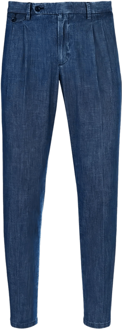 pleated jeans