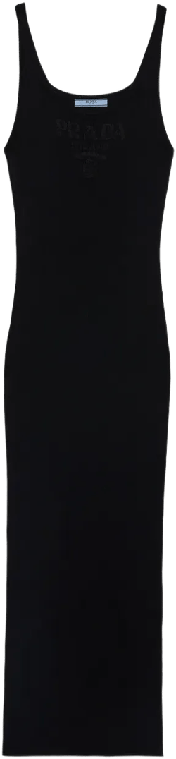 ribbed midi dress