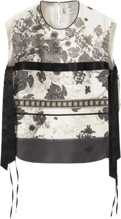 graphic-print top
