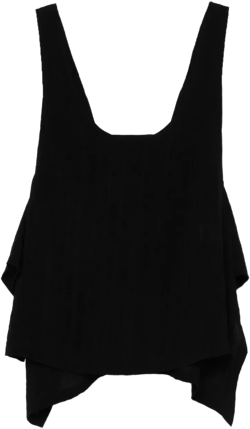draped tank top