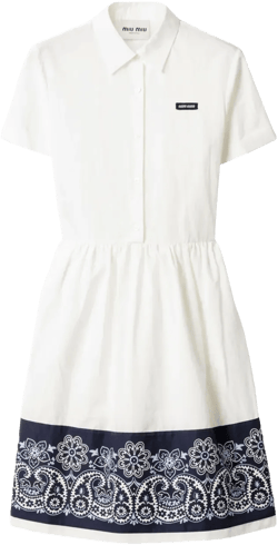 bandana-print poplin midi dress
