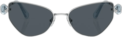 crystal-embellished cat-eye sunglasses