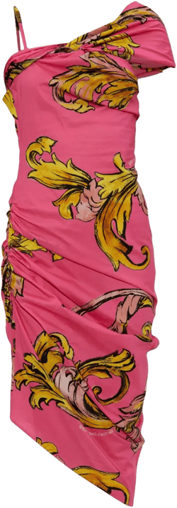 Barocco print dress 