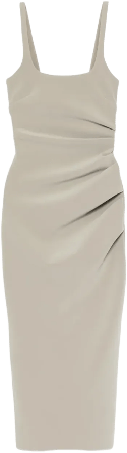 midi Karina tuck dress