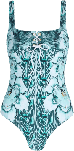 Liana floral-print swimsuit