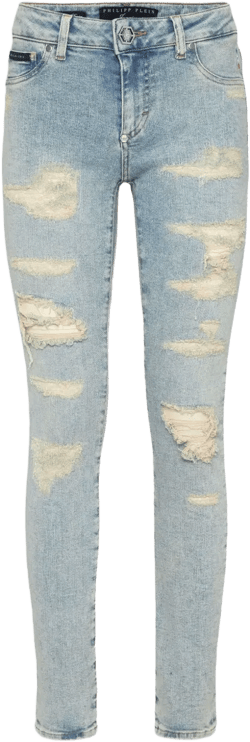 high-waist jeans 