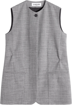 round neck waistcoat 