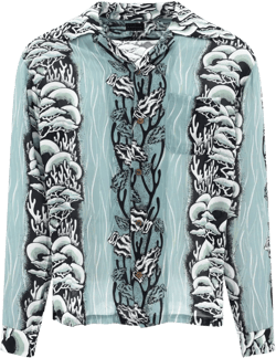 Souffle printed shirt