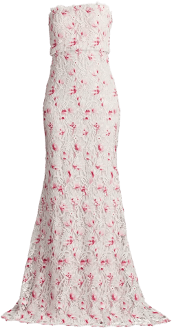 floral-lace dress