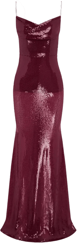 sequin-embellished dress