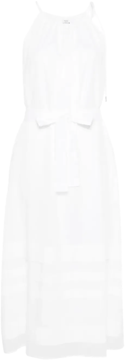 halterneck midi dress